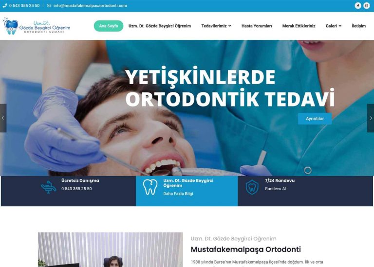 Uzm. Dt. Gözde Beygirci Öğrenim